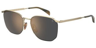 David Beckham DB 1038/F/S Asian Fit J5G/JO Mens Sunglasses Gold Size 58