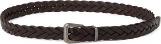 Brunello Cucinelli Braided Leather Belt
