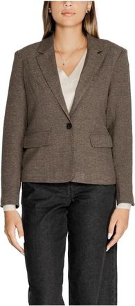 Only Only, Dames, Jassen, Bruin, Maat: XL Viscose