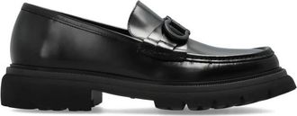 Ferragamo Cocoon Loafers - Heren - Loafers - Zwart - 40 1/2 EU - Leer - Schoenen