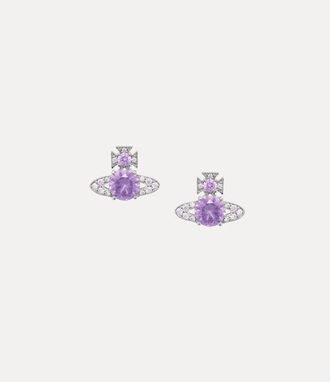 Vivienne Westwood Ismene Earrings Platinum-lavender-light-lavender-cz Platinum-lavender-light-lavender-cz Women