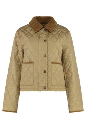 Burberry Quilted Jacket With Snaps