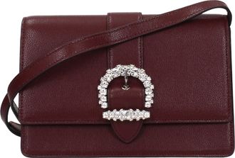 Jimmy Choo London tassen in Tracolla Cheri rood en bordeauxrood