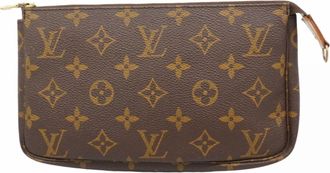 Louis Vuitton Brown Pouch (Pre-Owned)