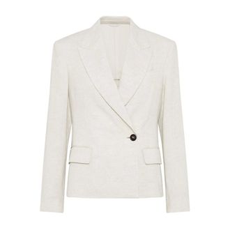 Brunello Cucinelli Donna, Giacche, Beige, S, new