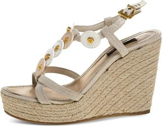 Louis Vuitton Sandali Medallion 120mm - Toni neutri