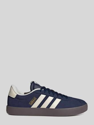 adidas Sneaker aus echtem Rindvelours mit Label-Schriftzug in Dunkelblau, Gr&ouml;&szlig;e 40