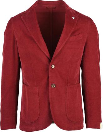 L.B.M. 1911 L.b.m. 1911, Heren, Jassen, Rood, Maat: S Katoen