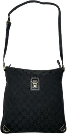 Gucci Pre-owned Cross Body Bags, female, Black, Size: ONE SIZE Pre-owned Vintage Cross Body Bag