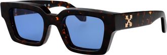 Off-white Unisex Sunglasses Virgil M Blue Acetate