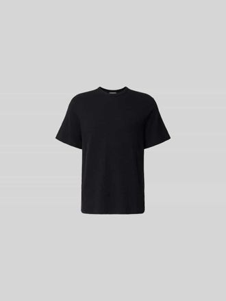For&eacute;t Relaxed Fit T-Shirt mit Strukturmuster in Black, Gr&ouml;&szlig;e XL
