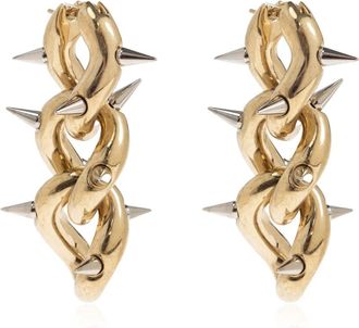 Acne Studios Earrings, unisex, Yellow, Size: ONE SIZE Chunky Chain Earrings