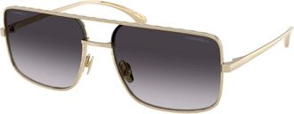 Chanel Sunglasses, female, Yellow, Size: 60 MM Pilot Sunglasses