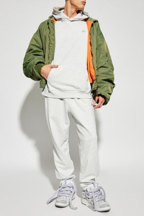 New Balance Oversize Sweatshirt, Mens, Grey