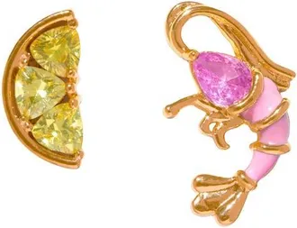 Girls Crew Shrimp Cocktail Stud Earrings in Gold at Nordstrom
