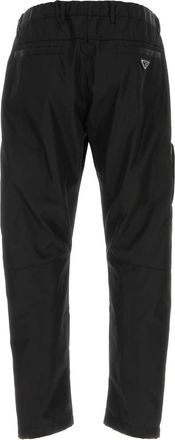 Prada Mens Pantaloni Nero Poliammidericiclata Trousers