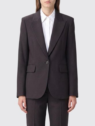 Zadig&Voltaire Blazer monopetto con slogan ricamato e rever a lancia