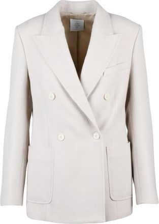 Eleventy Double-Breasted Cashmere Jacket with Lined Interior