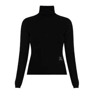 Burberry Dames, Truien, Zwart, Maat: M Wol