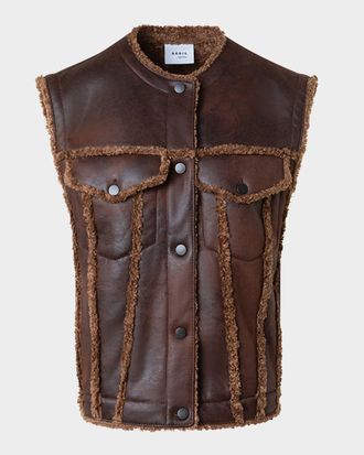 Akris Faux Fur Vest