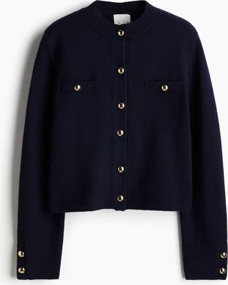 H&M Cardigan mit Knöpfen - Blue