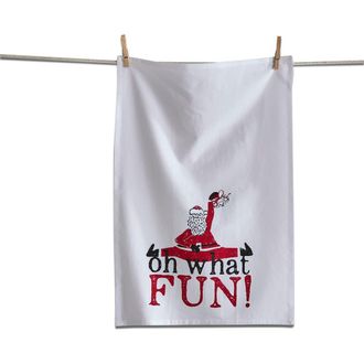 Tag Oh What Fun Stand FS Multicolor Cotton Kitchen Towels in Multicolored at Nordstrom