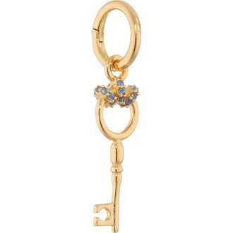 Madewell Key Charm in Antique Gold at Nordstrom Rack
