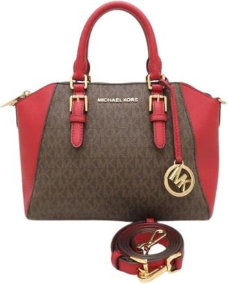 Michael Kors Pre-owned Handbag - Dames - Vintage Handtas - Bruin - ONE Size - Leer - Vintage
