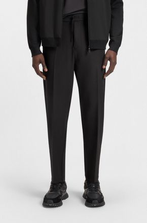 Boss Green by Hugo Boss Webhose BOSS GREEN T Convert, Herren, Gr. 50, N-Gr, schwarz (schwarz001), Web, Obermaterial: 100% Polyester, unifarben, gerade, unten schmal lang, Hos