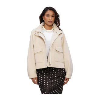 Arma Cailin Wollen Blend Jas - Dames - Jassen - Beige - Maat: S Wol