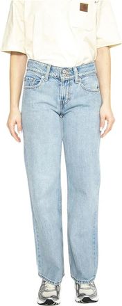 Levi's Superlow Loose Jeans - Dames - Regular Fit Jeans - Blauw - W30 L32 - Katoen - Jeans