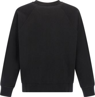 Maison Kitsun&eacute; Mens Black Cotton Sweatshirt Clothing
