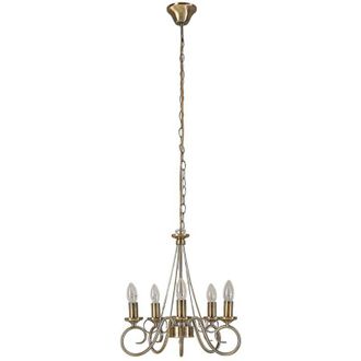 Lindby L&aacute;mpara De Ara&ntilde;a marnia En Bronce Metal - Lindby