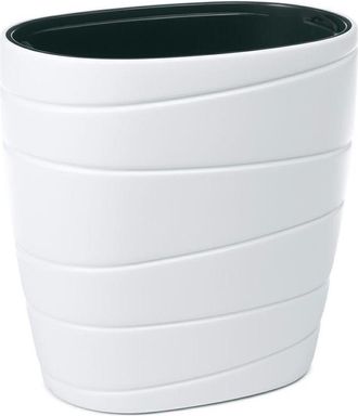 OEM Maceta Alta Ovalada Lavrio, Blanco, 60x60