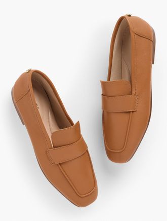 Talbots Audrey Nappa Loafers - Havana Tan - 11M Talbots