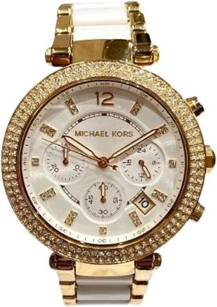 Michael Kors Pre-owned Watches, female, White, Size: ONE SIZE Pre-owned GP Quartz Watch