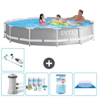 Intex Piscina Prism Frame Redonda - 366x76 Cm - 8-piezas S32132
