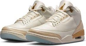 Nike Jordan Air Jordan 3 Retro Basketball Sneaker in Sail/Team Gold/Ivory/Gold at Nordstrom Rack, Size 5.5