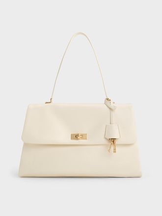 Charles & Keith Kerry Top Handle Satchel Bag