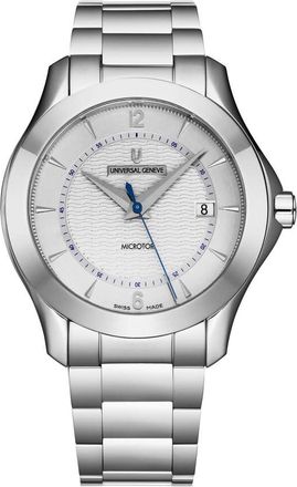 Universal Gen&egrave;ve Microtor Silver-tone Dial Mens Watch 8101.126-004