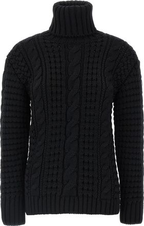 Moncler Womens Moncler X Edward Enninful Tricot Turtleneck Sweater