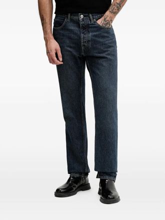 HUGO BOSS Jeans con applicazione logo - Blu
