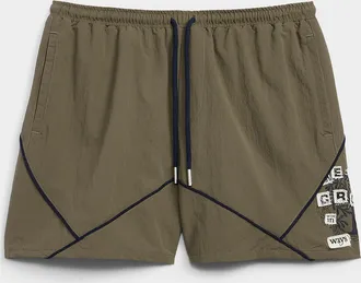 Honor The Gift Mens Quote embroidery track short