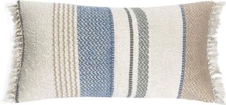 Malagoon Cojín bucle multicolor lana y acrílico 37x70