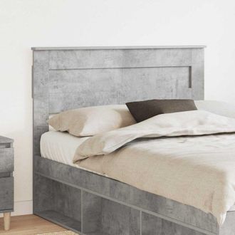 vidaXL vidaXL Testiera Grigio cemento 120 cm Legno multistrato