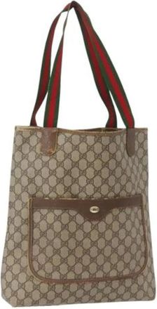 Gucci Pre-owned Tote Bags, female, Beige, Size: ONE SIZE Pre-owned Tote Bag