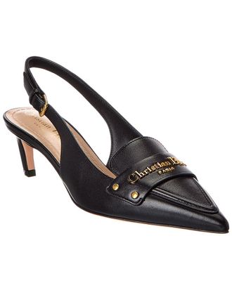 Dior Boy Leather Slingback Pump