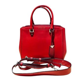 Michael Kors Pre-owned Handbags, female, Red, Size: ONE SIZE Pre-owned Leather 2way Shoulder Bag