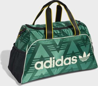 adidas Sporttasche ADIDAS ORIGINALS GROSSER DUFFLEBAG, Damen, bold gr&uuml;n, schwarz, Obermaterial: 100% Polyester, Taschen Sporttasche