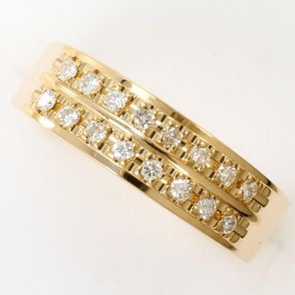 C&A Yellow Gold Yellow Gold (18K) Band Ring (Pre-Owned)
